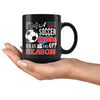 Soccer Mug Im A Soccer Mom There Is No Off Season 11oz Black Coffee Mugs