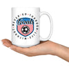 Soccer Mug Never Go Through Life Without Goals 15oz White Coffee Mugs