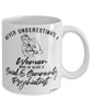 Social Community Psychiatrist Mug Never Underestimate A Woman Who Is Also A Social Community Psychiatrist Coffee Cup White