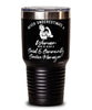 Social Community Service Manager Tumbler Never Underestimate A Woman Who Is Also A Social Community Service Manager 30oz Stainless Steel Black