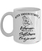 Software Engineer Mug Never Underestimate A Woman Who Is Also A Software Engineer Coffee Cup White