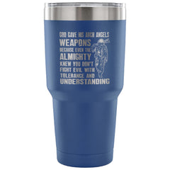 Soldier Military Travel Mug Dont Fight Evil With 30 oz Stainless Steel Tumbler