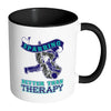 Sparring Cheaper Than Therapy White 11oz Accent Coffee Mugs