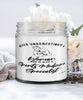 Sports Medicine Specialist Candle Never Underestimate A Woman Who Is Also A Sports Medicine Specialist 9oz Vanilla Scented Candles Soy Wax