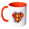 Super Nerd Mug White 11oz Accent Coffee Mugs