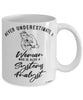 Systems Analyst Mug Never Underestimate A Woman Who Is Also A Systems Analyst Coffee Cup White