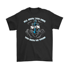 Tattoo Artist Shirt I Show You Mine Ink You Show Me Yours Gildan Mens T-Shirt
