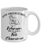 Tax Examiner Mug Never Underestimate A Woman Who Is Also A Tax Examiner Coffee Cup White