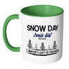 Teachers Mug Snow Day Winters Gift To Teachers White 11oz Accent Coffee Mugs
