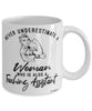 Teaching Assistant Mug Never Underestimate A Woman Who Is Also A Teaching Assistant Coffee Cup White