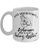 Teaching Assistant Mug Never Underestimate A Woman Who Is Also A Teaching Assistant Coffee Cup White