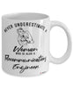 Telecommunications Engineer Mug Never Underestimate A Woman Who Is Also A Telecommunications Engineer Coffee Cup White