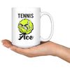 Tennis Mug Tennis Ace 15oz White Coffee Mugs
