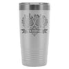 Tennis Travel Mug I Love Tennis 20oz Stainless Steel Tumbler