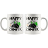 Tent Camping Mug Happy Camper 11oz White Coffee Mugs