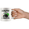 Tent Camping Mug Happy Camper 11oz White Coffee Mugs