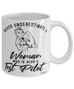 Test Pilot Mug Never Underestimate A Woman Who Is Also A Test Pilot Coffee Cup White