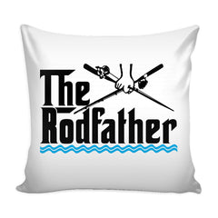 The Rod Father Fishing Graphic Pillow Cover