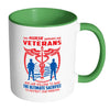 This Nurse Supports Our Veterans White 11oz Accent Coffee Mugs