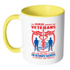 This Nurse Supports Our Veterans White 11oz Accent Coffee Mugs