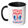 This Nurse Supports Our Veterans White 11oz Accent Coffee Mugs