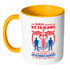 This Nurse Supports Our Veterans White 11oz Accent Coffee Mugs