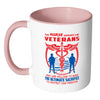 This Nurse Supports Our Veterans White 11oz Accent Coffee Mugs