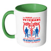 This Nurse Supports Our Veterans White 11oz Accent Coffee Mugs