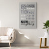 Todd H Custom Family Names Canvas First We Had Each Other Then We Had You
