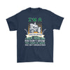 Tractor Driver Shirt Im A Tractor Driver I Solve Problems Gildan Mens T-Shirt