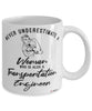 Transportation Engineer Mug Never Underestimate A Woman Who Is Also A Transportation Engineer Coffee Cup White