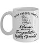 Transportation Logistics Specialist Mug Never Underestimate A Woman Who Is Also A Transportation Logistics Specialist Coffee Cup White