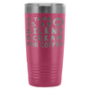 Travel Mug A Yawn Is A Silent Scream For Coffee 20oz Stainless Steel Tumbler