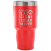 Travel Mug A Yawn Is A Silent Scream For Coffee 30 oz Stainless Steel Tumbler