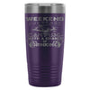 Travel Mug Camping With A Chance Of Drinking 20oz Stainless Steel Tumbler