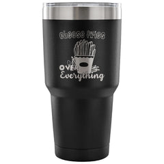 Travel Mug Cheese Fries Over Everything 30 oz Stainless Steel Tumbler