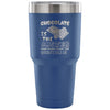 Travel Mug Chocolate Is The Answer Who Cares 30 oz Stainless Steel Tumbler