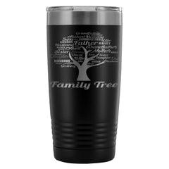 Travel Mug Family Tree 20oz Stainless Steel Tumbler