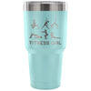 Travel Mug Fitness Girl 30 oz Stainless Steel Tumbler