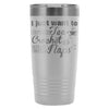 Travel Mug I Just Want To Drink Tea Crochet And 20oz Stainless Steel Tumbler