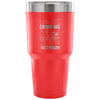 Travel Mug Just Want To Go Camping Drink Wine And 30 oz Stainless Steel Tumbler