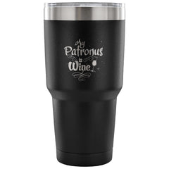 Travel Mug My Patronus Is Wine 30 oz Stainless Steel Tumbler