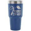 Travel Mug Vegan By Day Dog Lover By Night 30 oz Stainless Steel Tumbler