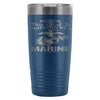 Travel Mug Warning This Girl Protected By A Marine 20oz Stainless Steel Tumbler