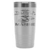 Travel Mug Warning This Girl Protected By A Marine 20oz Stainless Steel Tumbler