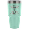 Travel Mug Who Needs Therapy When You Got Camping 30 oz Stainless Steel Tumbler