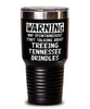 Treeing Tennessee Brindle Tumbler May Spontaneously Start Talking About Treeing Tennessee Brindles 30oz Stainless Steel Black