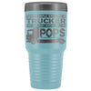 Trucker Travel Mug The Ones That Matter Call Me POPS 30 oz Stainless Steel Tumbler Personalizable