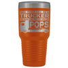 Trucker Travel Mug The Ones That Matter Call Me POPS 30 oz Stainless Steel Tumbler Personalizable