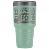 Trucker Travel Mug The Ones That Matter Call Me POPS 30 oz Stainless Steel Tumbler Personalizable